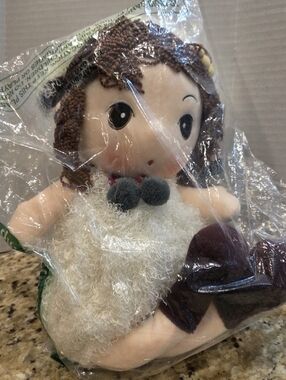 19" HWD Kawaii Soft Plush Japanese Anime Doll Dressed Sheep EUC Stuffed Toy NEW